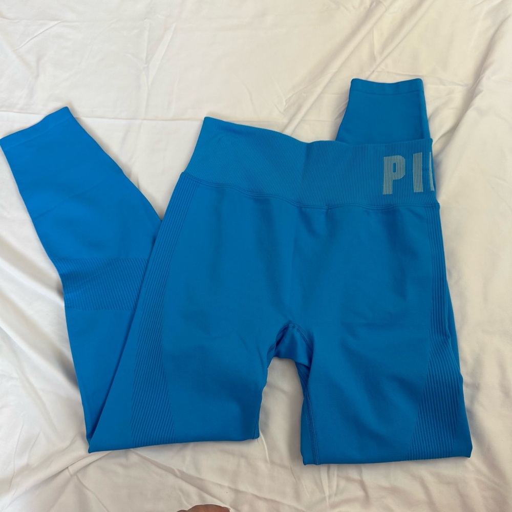 PINK Victoria's Secret Blue Leggings